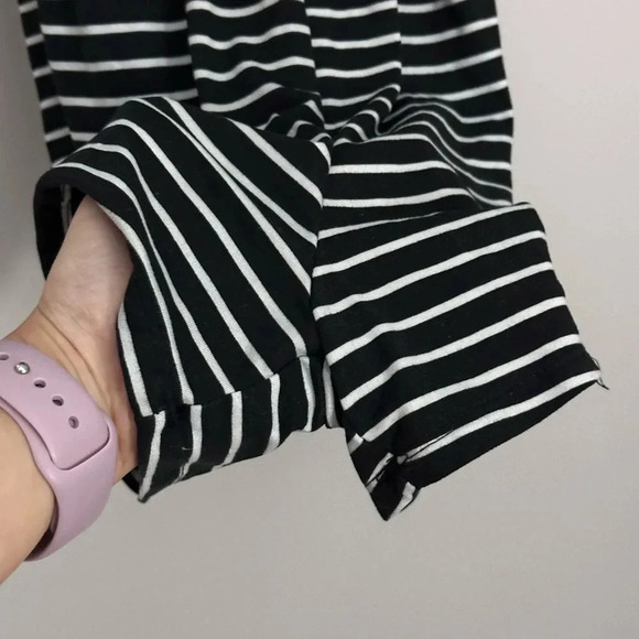 Girls Kids Btween Stripe Black Romper Size 6x - Picture 7 of 11